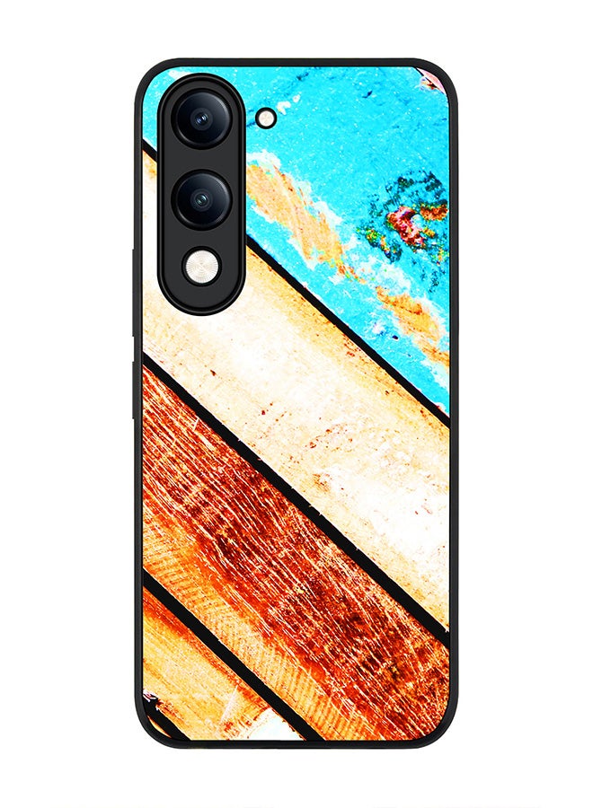 For vivo Y29s 5G / Y19s 5G Case,Slim fit Camera Protection, Shockproof Thin Phone cover  - Wooden Pier